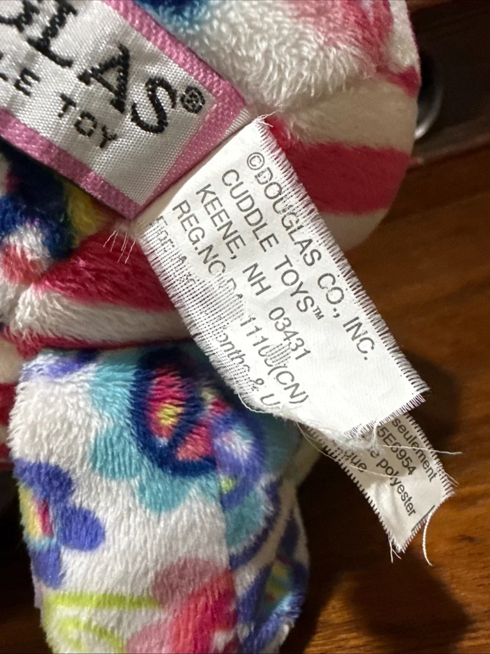 Douglas “Fuzzles” Francisco The Peace Hippo Plush Soft Velvet Material